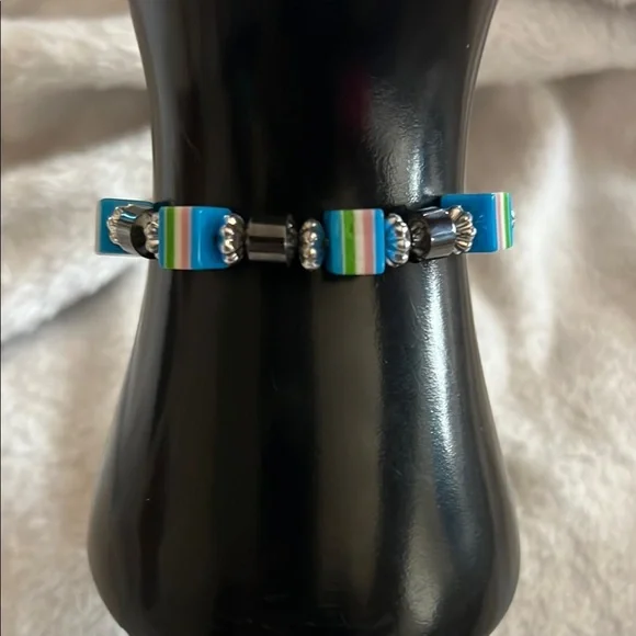 Colorful hematite Beaded Bracelet - Picture 1 of 2